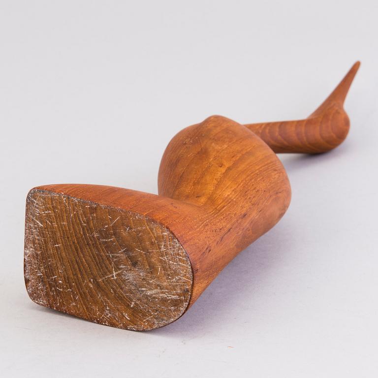 SAKARI PYKÄLÄ, a wooden sculpture, signed and dated -65.