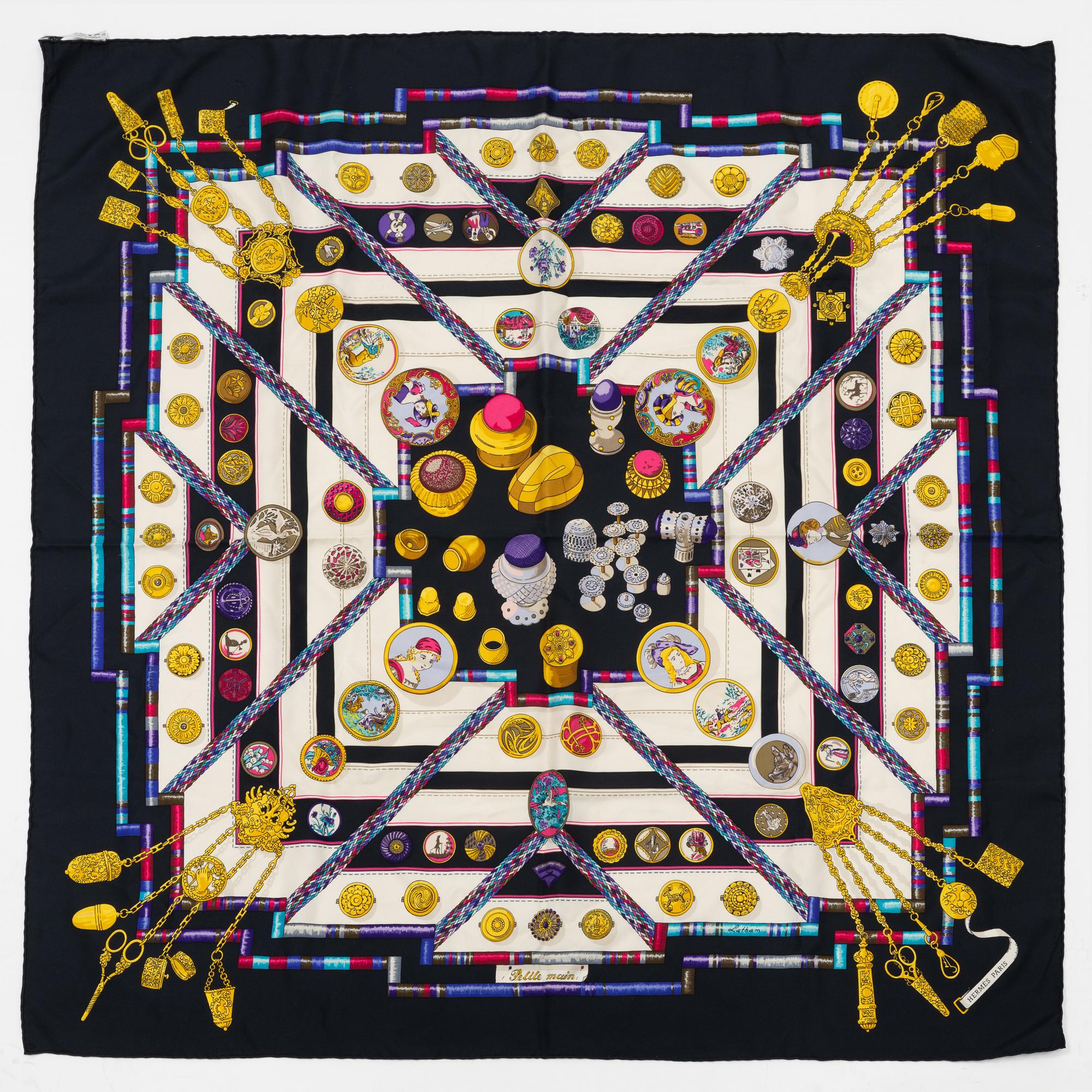 Hermès, scarf, Petite Main".