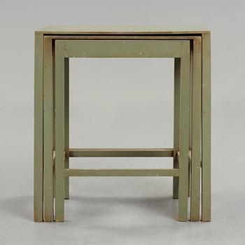 Axel Einar Hjorth, a set of occasional tables, probably 'Sibylla', Nordiska Kompaniet, Sweden 1930's.