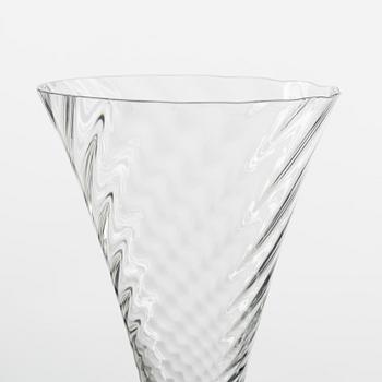 Gunnar Cyrén, champagneglas, 12 st, "Helena", Orrefors.