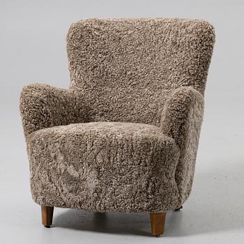 Armchair, Scandinavian Modern, 1940s.