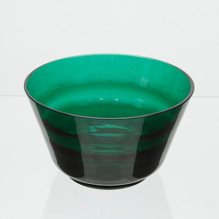 SKÅL / BÅLSKÅL, glas, Göran Hongell, Karhula 1933.