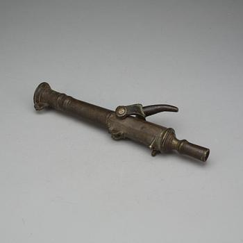 RELINGSKANON, brons, möjligen 1800-tal.