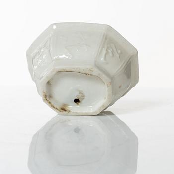 A blanc de chine wine cup, Qing dynasty, Kangxi (1662-1722).