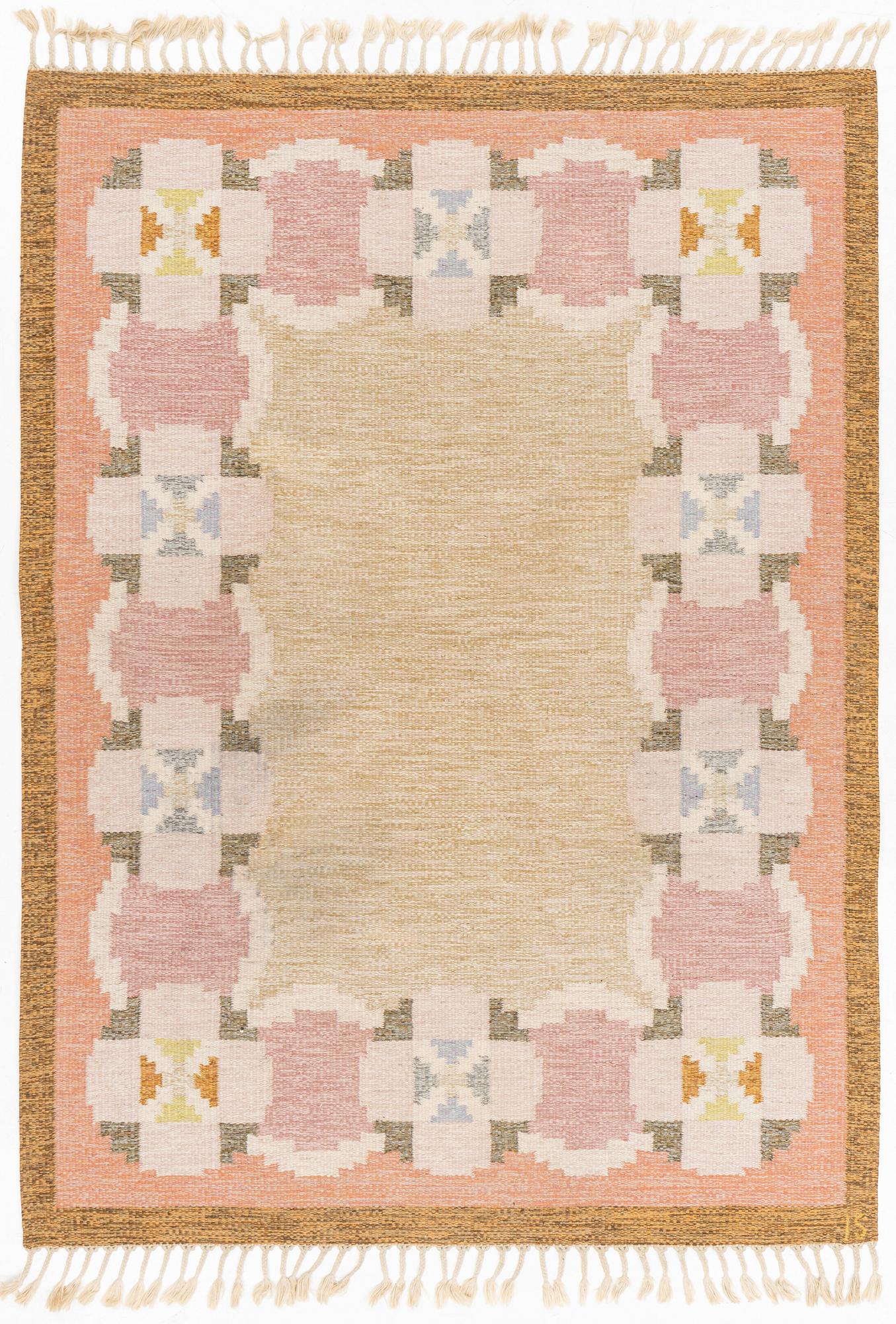 Ingegerd Silow, matta, rölakan. 230 x 170 cm.