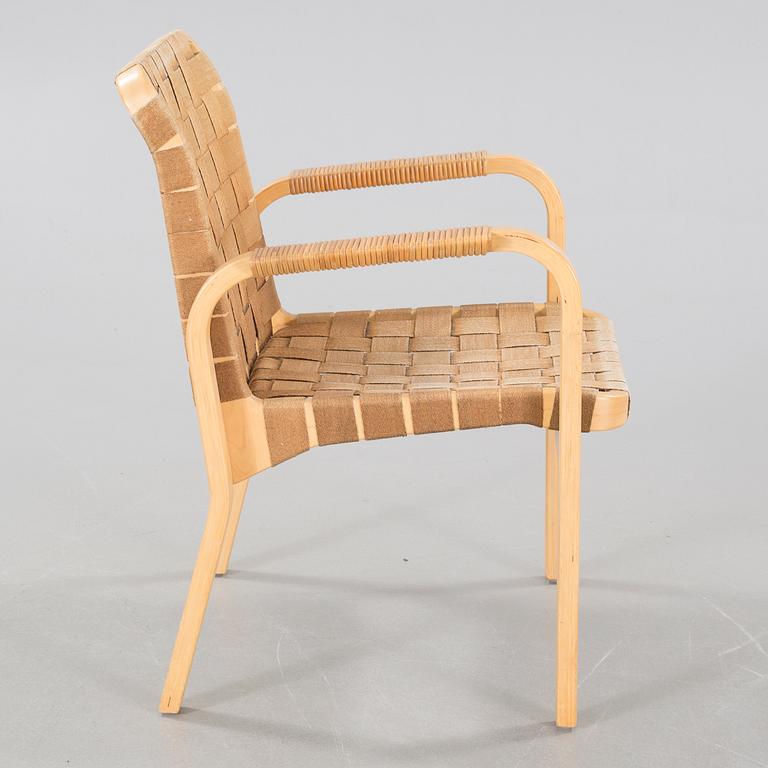 ALVAR AALTO, karmstol, modell 45, Artek, 1900-talets andra hälft.