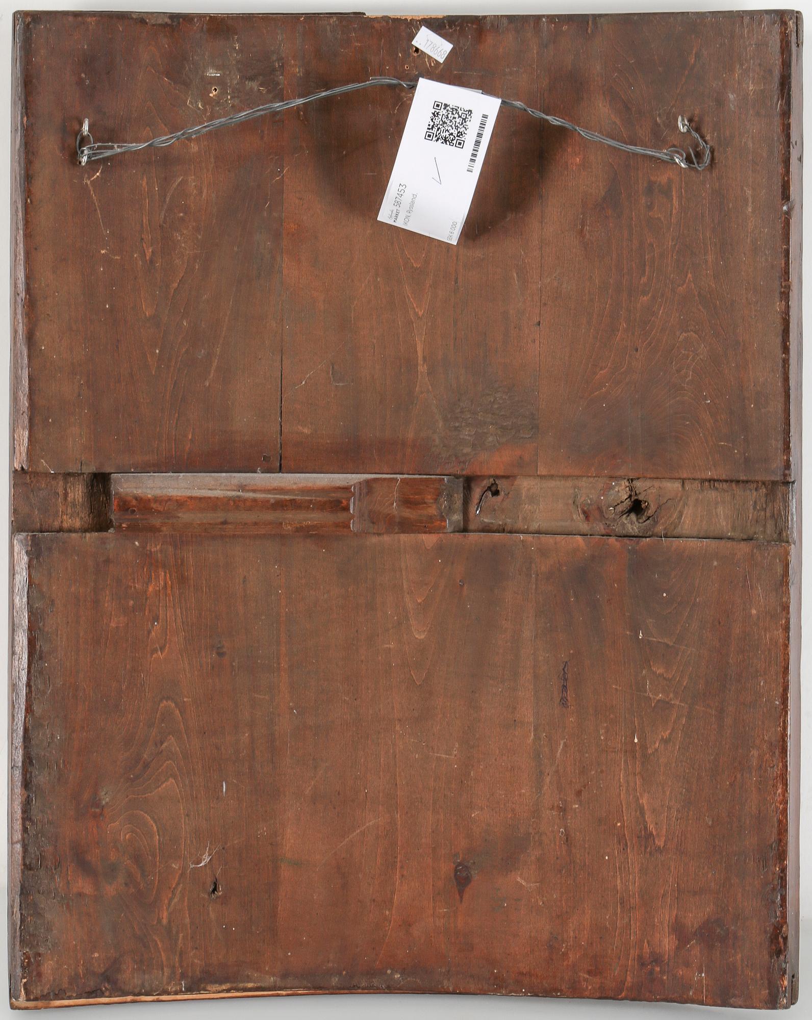 IKON, tempera på pannå, Ryssland, sent 1800-tal.