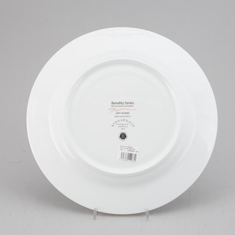 JEFF KOONS, tallrik, för Bernardaud, upplaga om 4500 ex, 2013.