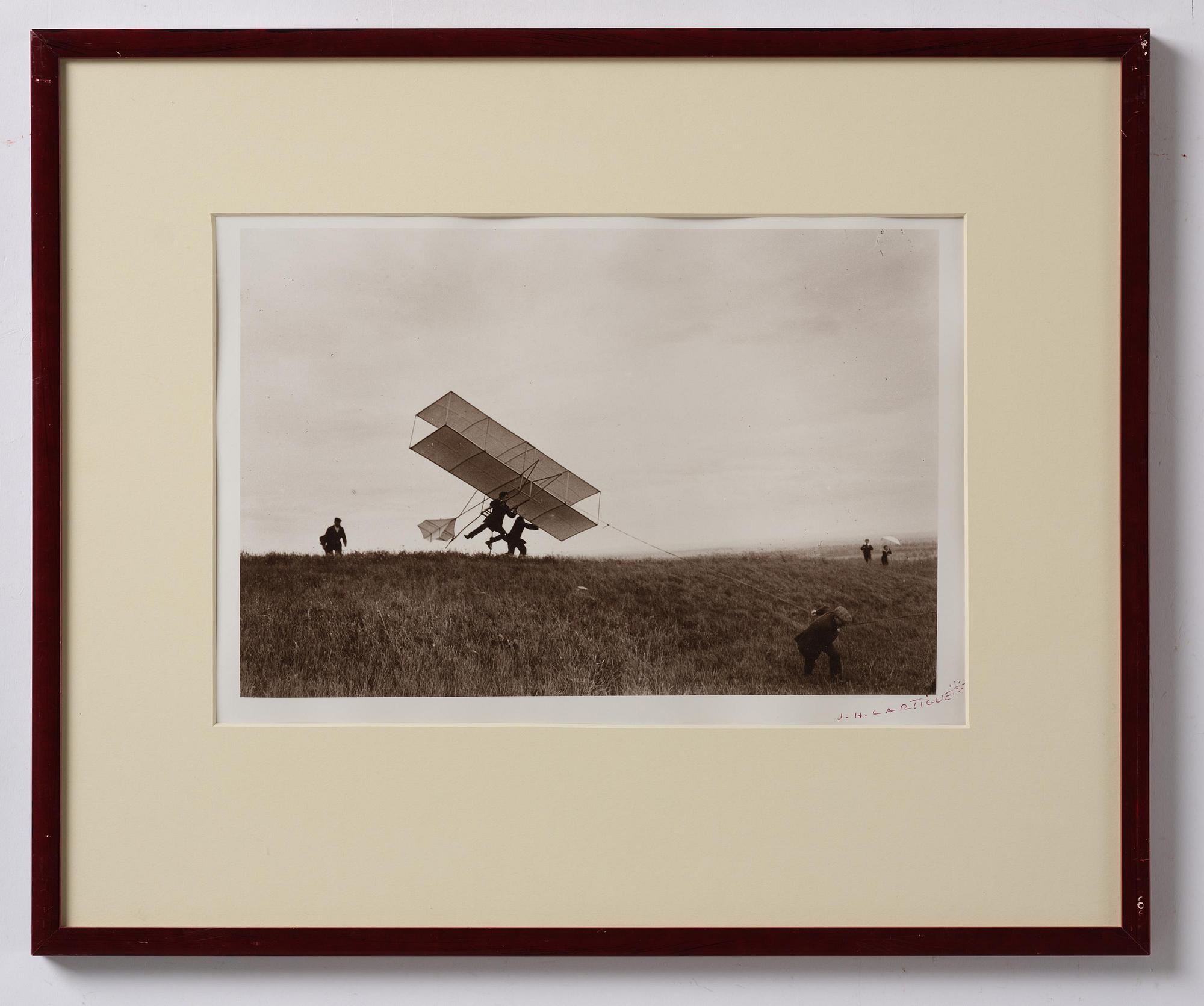 Jacques Henri Lartigue, “Zissou takes off in his ZYX24”, Rouzat, 1910.