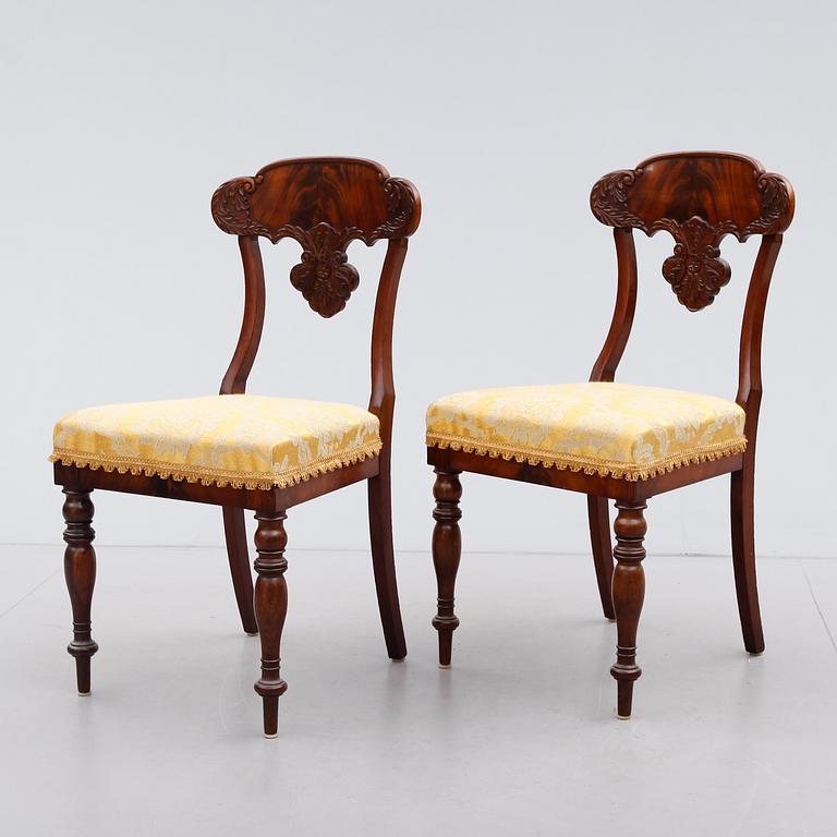 STOLAR, 1 par, senempire, 1800-talets mitt.