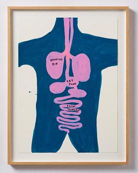 David Shrigley, "Untitled (Breathe Air)".