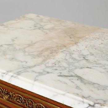 A Louis XVI style chest of drawers, second half of the 20th century.