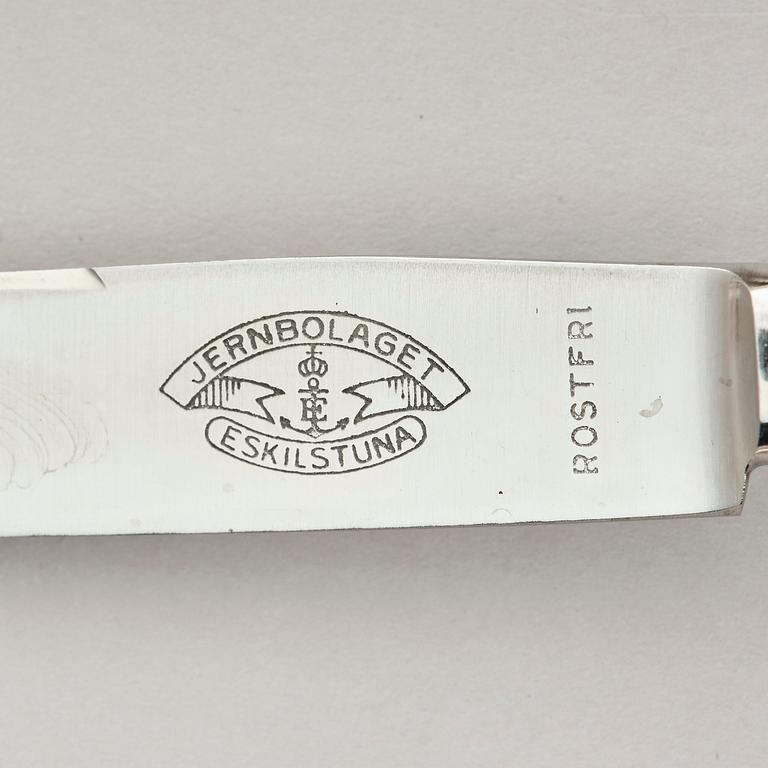 A Swedish silver cutlery set, 269 pieces, marks of AG Dufva, CG Hallberg et al., Stockholm 1925-1934.