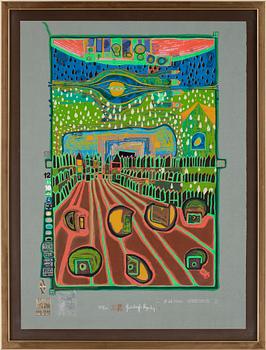 FRIEDENSREICH HUNDERTWASSER, "Look at it on a rainy day (The Regentag Portfolio)".