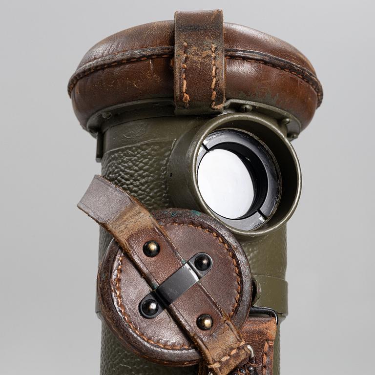 Rangefinder with accessories, M/1938. Used by the Mobile Coastal Artillery, no. 58866, Sweden.