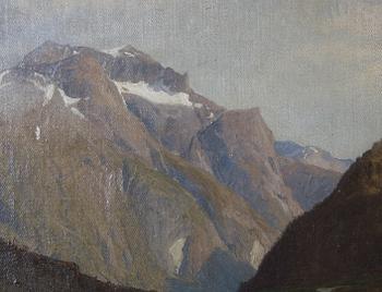 RYDBERG, GUSTAF, olja på duk uppfodrad på pannå, sign o dat 1879.