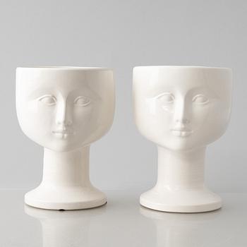 Lisa Larson, vaser, ett par, K-Studion, Gustavsberg.