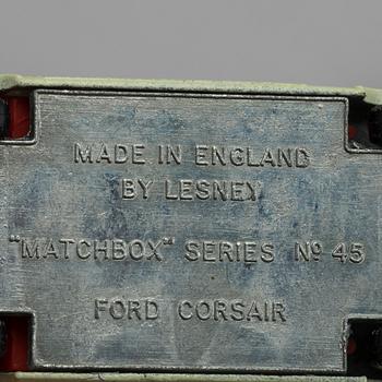 LESNEY MATCHBOX SERIES, 3 st, bland annat Ford Corsair RW 45B-2.