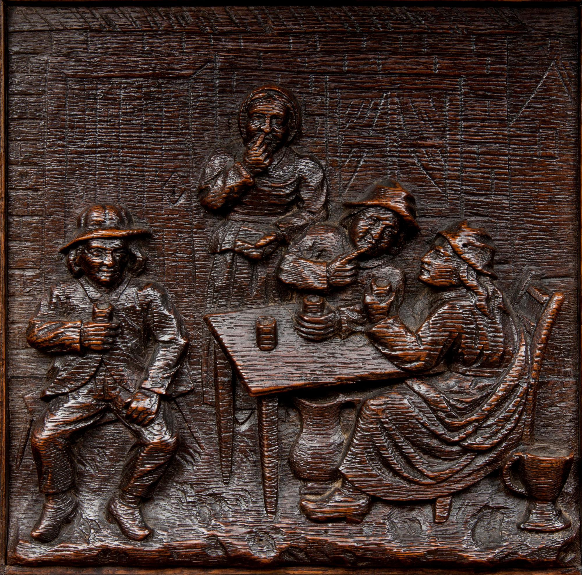 SKÅP, barock/barockstil, daterad 1609.