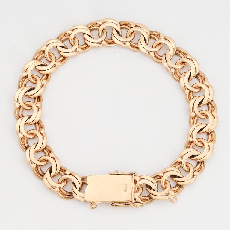 Armband 18K guld, bismarck.