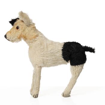 Steiff, dog, fox terrier, Germany 1930s.
