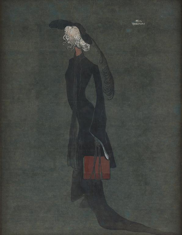Axel Törneman, Lady in black.