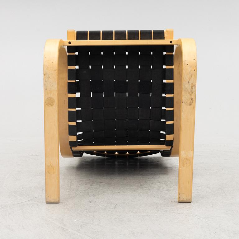 Alvar Aalto, a model "406" armchairs, Artek, Finland, end of the 20th century.