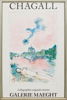 Marc Chagall · MARC CHAGALL, poster, Galerie Maeght.