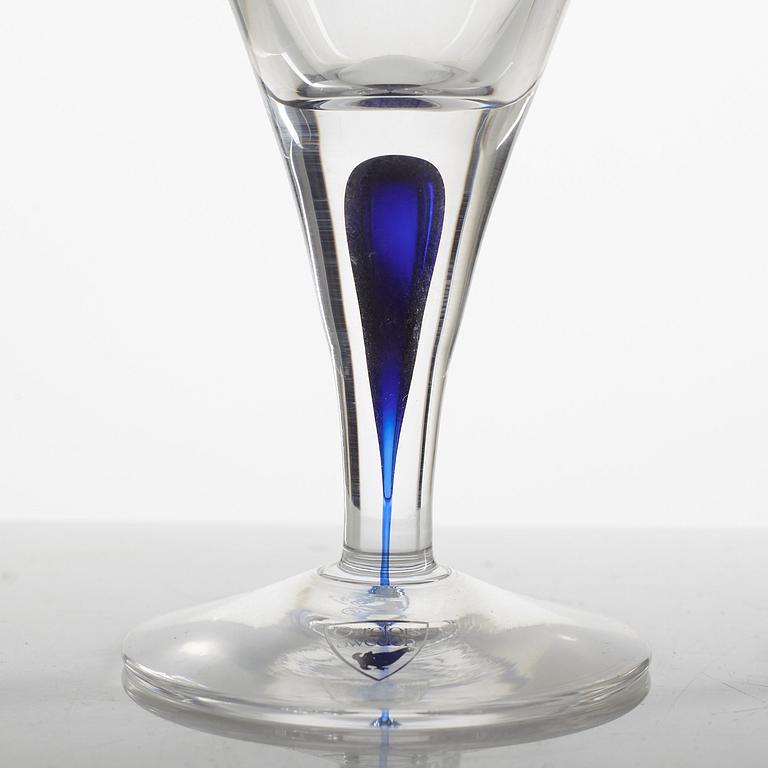 Erika Lagerbielke, a 21-piece glass service, 'Intermezzo', Orrefors.