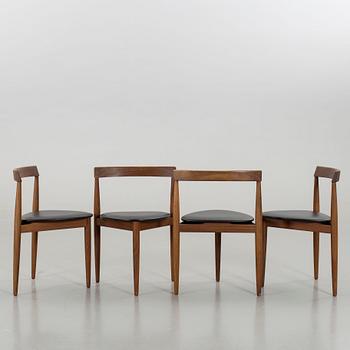 FOUR HANS OLSEN DANISH CHAIRS.