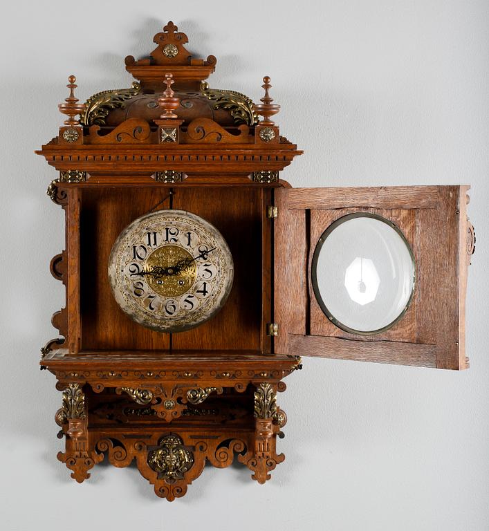 VÄGGUR, nyrenässans, sent 1800-tal.