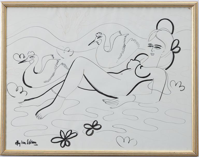 Aly Ben Salem, Liggande modell.