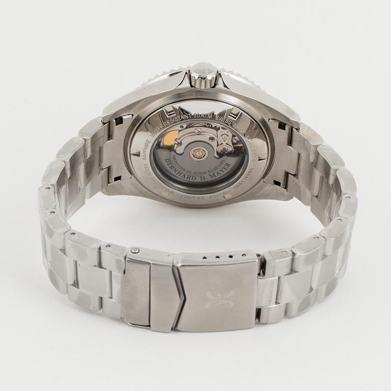 BERNHARD H MAYER, Nauticus, wristwatch, 41 mm.