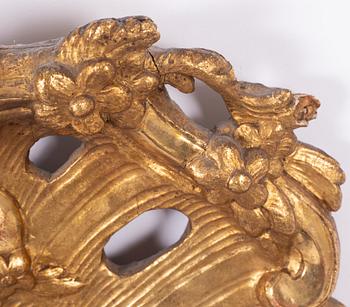 Mirror, Rococo, mid-18th century.