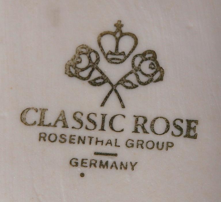 FIGURINER, 2 st, porslin, Rosenthal Classic Rose.