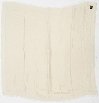 Louis Vuitton, a silk mix shawl.