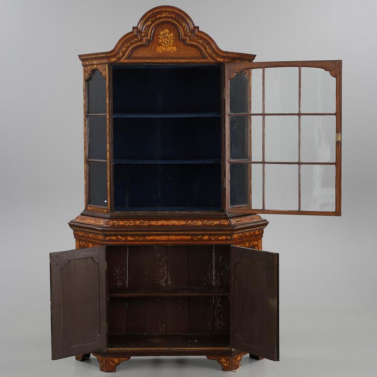 VITRINSKÅP, Holland, 17-/1800-tal.