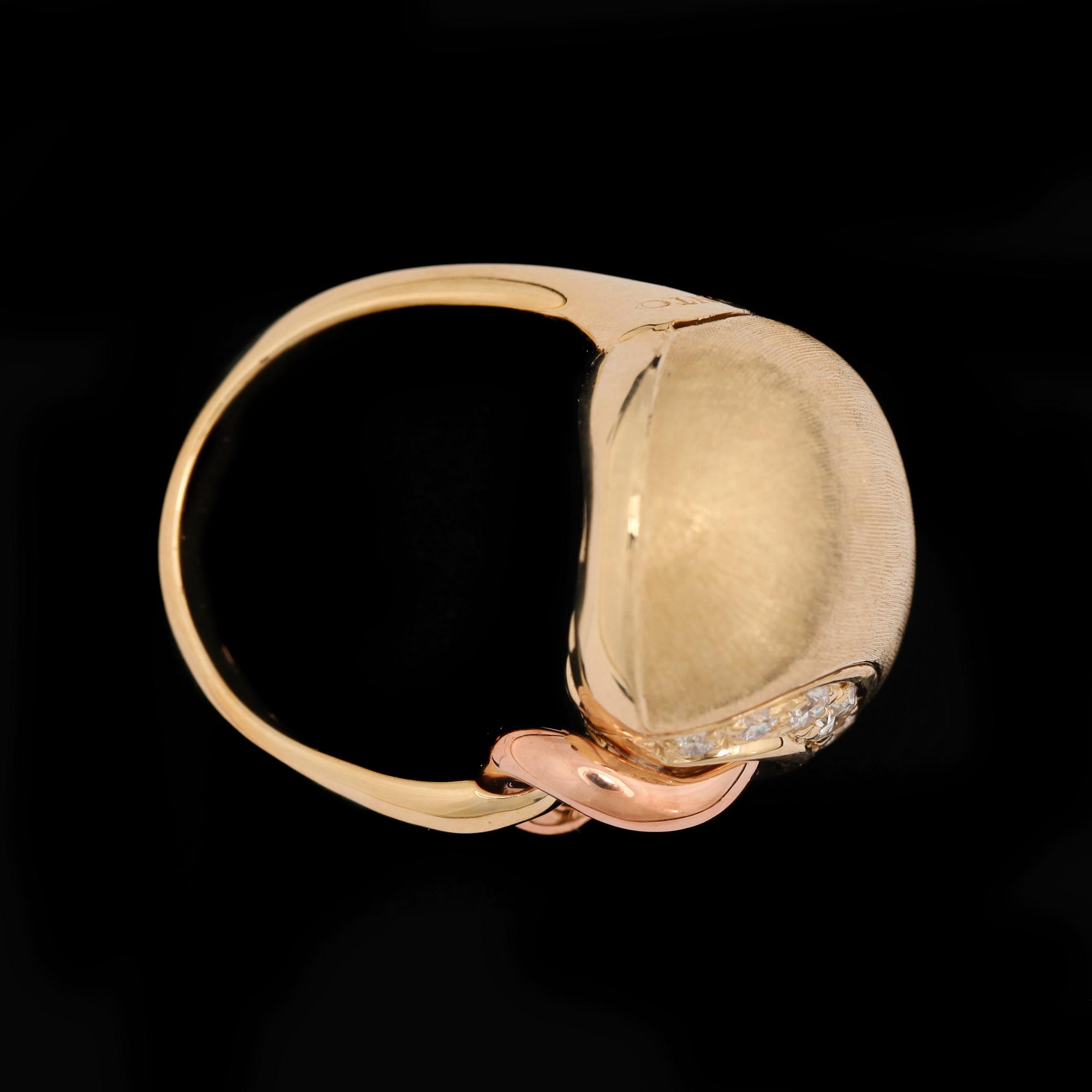 A Chimento, Passione ring with brilliant cut diamonds, tot. app. 0,30 cts.