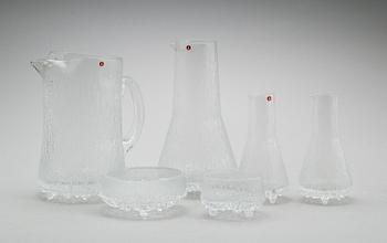 SERVISGLAS, 6 delar, "Ultima Thule", Tapio Wirkkala, IIttala.
