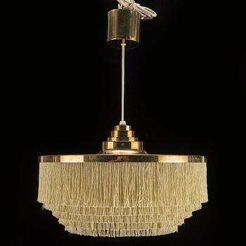 HANS-AGNE JAKOBSSON, taklampa, modellnummer 603, mässing, 1900-talets andra hälft.