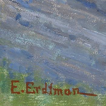 ELIAS ERDTMAN, olja på duk, signerad.