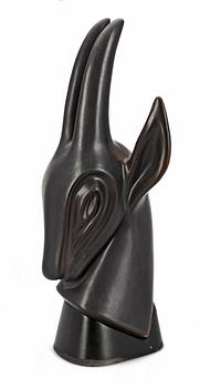 GUNNAR NYLUND, skulptur, stengods, Rörstrand. Sign o numr 83/200.