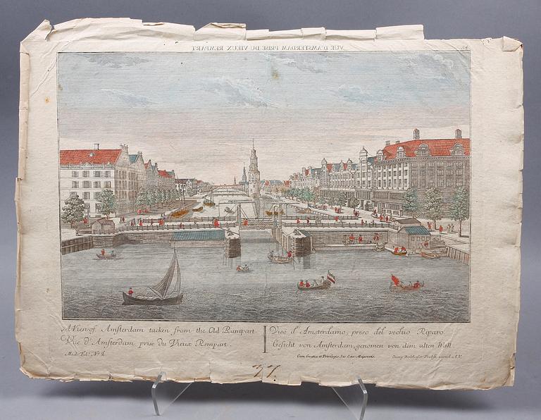 TITTSKÅPSBILDER, 5 st, 1700-tal.