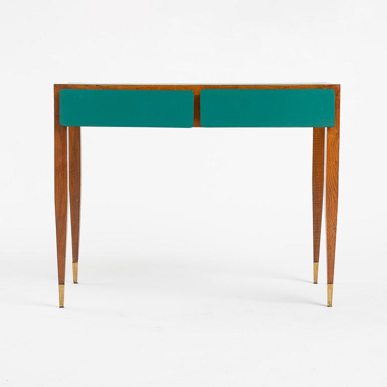 Gio Ponti, a vanity desk and chair, Giordano Chiesa or Cassina, for the Hotel Parco dei Principi, Rome, ca 1964.