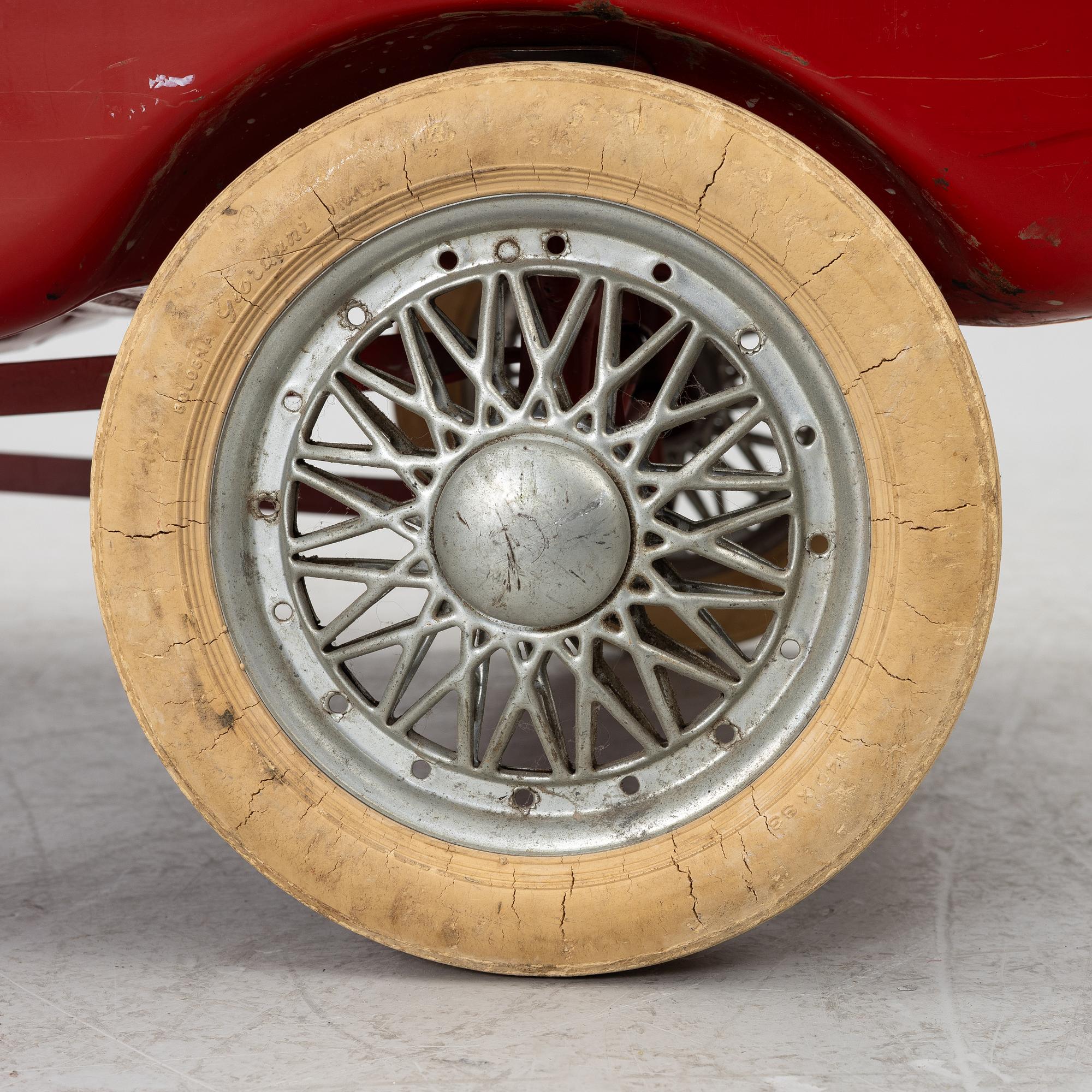A pedal car, Giordani, Italy, 1950's.