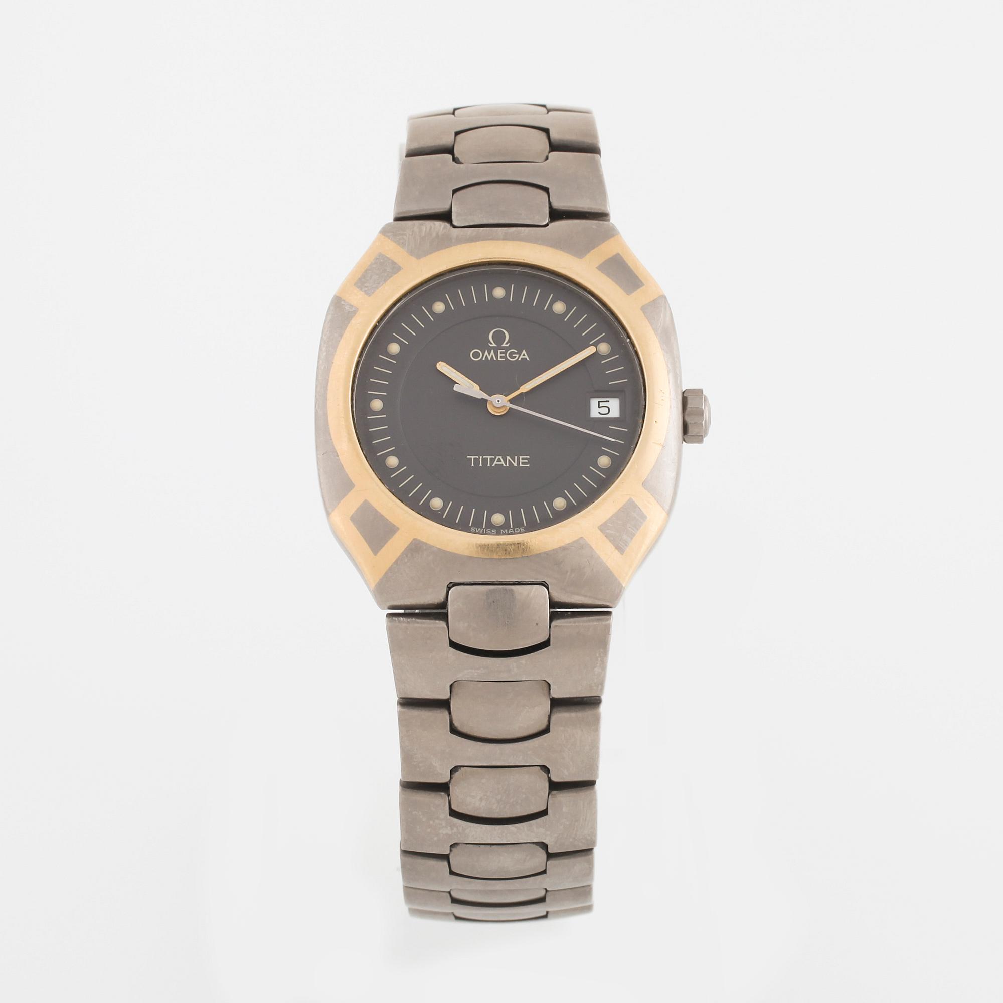 OMEGA, Seamaster Titane, wristwatch, 32 x 36 mm.