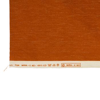 TEXTIL, bomull, Verner Panton för Mira-X. 1977.