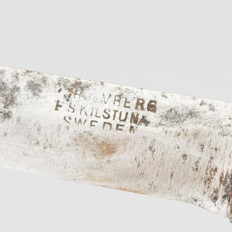 TWO KNIVES, one Eskilstuna, ca 1900.