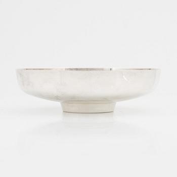 Henning Koppel, a sterling silver bowl model 1132B, Firma Georg Jensen, Denmark, post 1945.