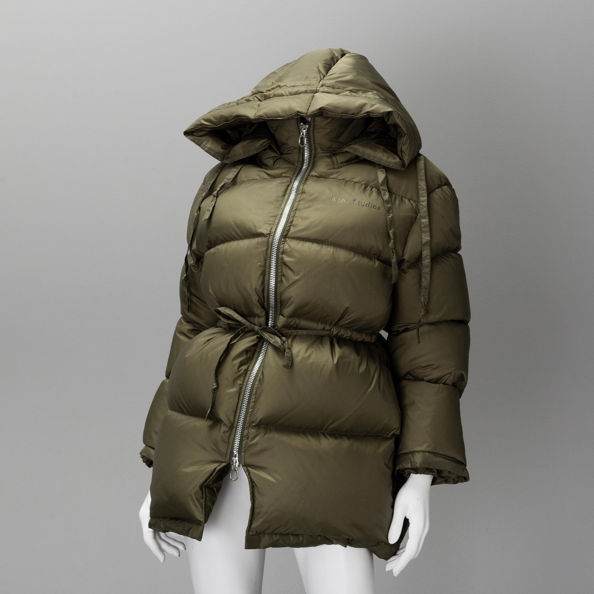 ACNE STUDIOS, dunjacka, höstkollektion 2018, modell oversize svensk storlek 34.